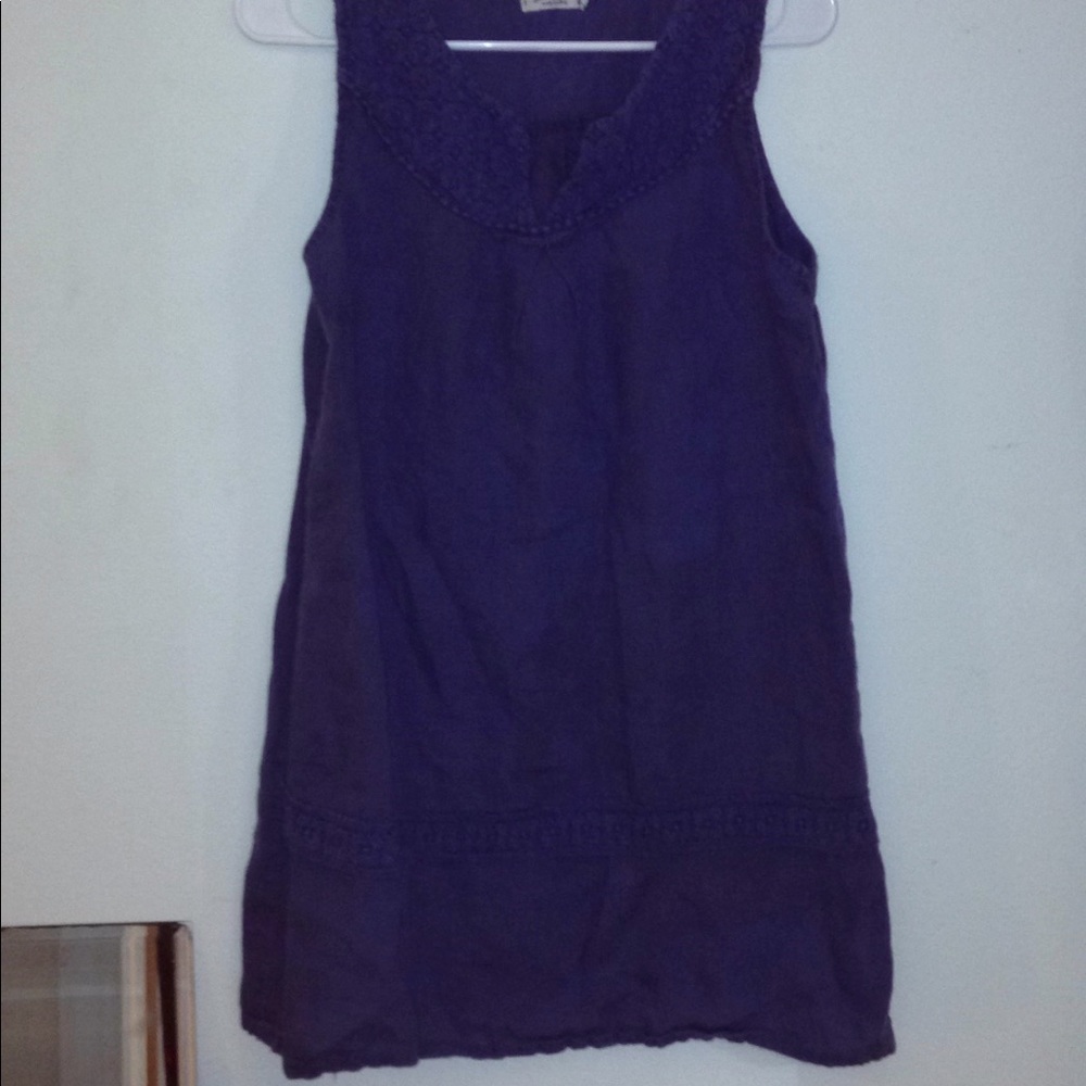 Blue Orchid Italian blue lace detail dress small